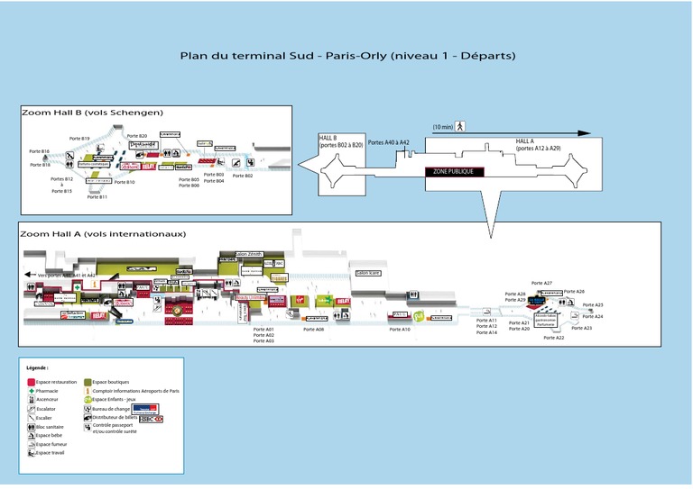 Orly Airport Map | PDF | Affaires
