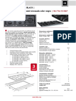 Tka-53-0067 Encimera Gas 90 CM Triple Anillo - Ew-90 5g Ai Al TR Ci - Black (2022)