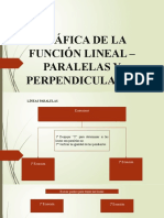 Gráfica de La Función Lineal - Paralelas y Perpendiculares