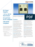 SH Series High Voltage AC - DC Power Supplies XP Glassman Datasheet