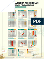 Kalender Pendidikan SD Islam Pembangunan Tahun Pelajaran 2023-2024