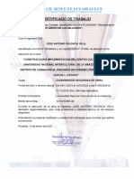 Certificados de Trabajo Ing Jose Valencia