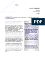 WTO Trade Statistics and Outlook September 2015