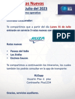 Nuevas Rutas 12 X 12 31 de Julio