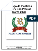 Catalogó de Plásticos Romery Con Precios 2022 .PDF - MARZO