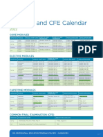 EC PEP CFE Calendar