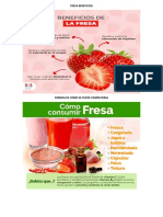 Fresa Beneficios