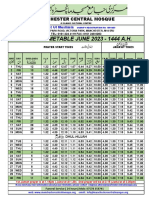 VP June 2023 Prayer Timetable