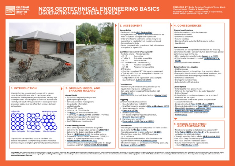 Liquefaction Susceptibility Assessment Guide | PDF | Earth Sciences ...