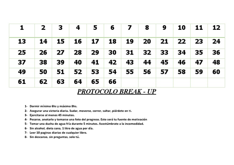 Protocolo Breaks para el Bienestar | PDF