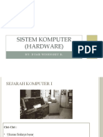 Sistem Komputer Hardware