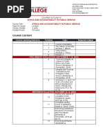 UP Diliman BPA Curriculum Overview | PDF | Public Administration ...