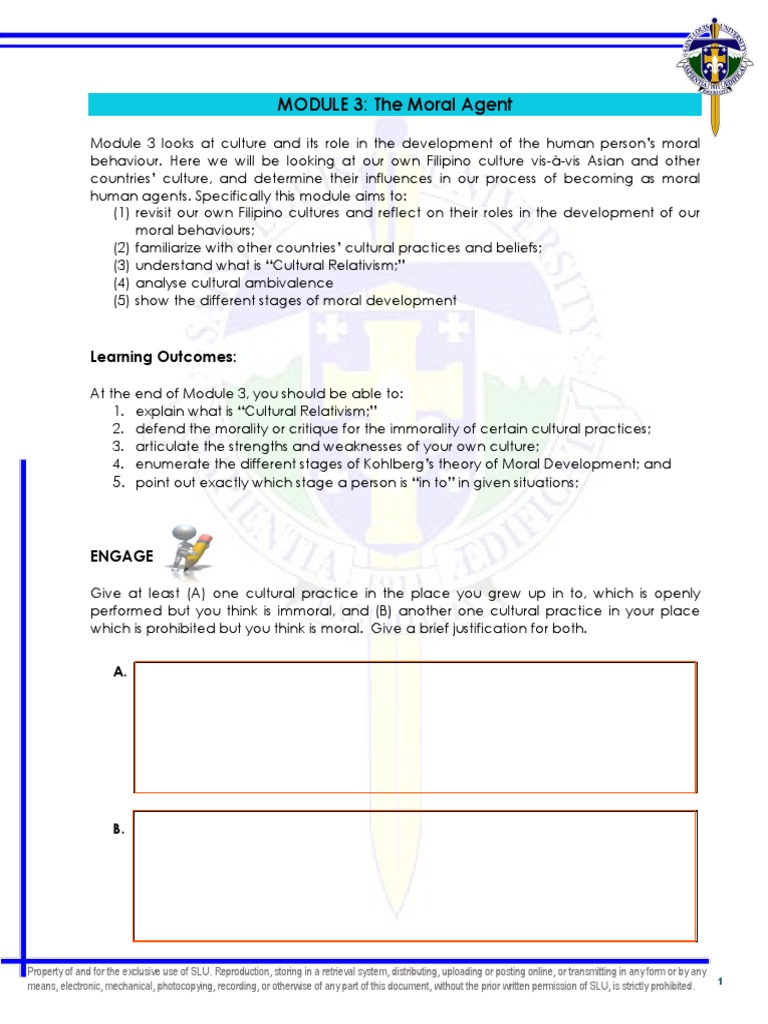 Module 3 Gethics Short Term 2022 2023 Pdf Morality Behavioural