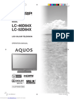 Aquos lc46d84x