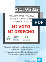 Guia Mi Voto Mi Derecho Plebiscito 2022.