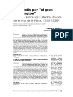 Un Brindis Por "El Gran Washington": Miradas Sobre Los Estados Unidos en El Río de La Plata, 1810-1835