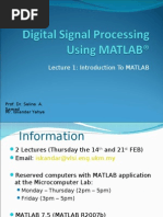 DSP Using Matlab® - 1