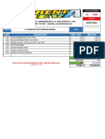 Cotizacion (Arquitectos Especializados) 1000 Pzas