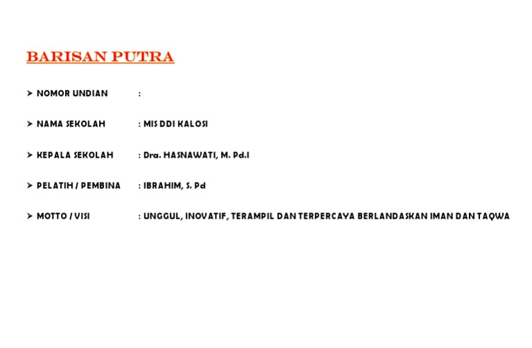 Naskah Gerak Jalan_putra | PDF