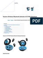 Wireless Bluetooth Earbuds A10 Tws Manual