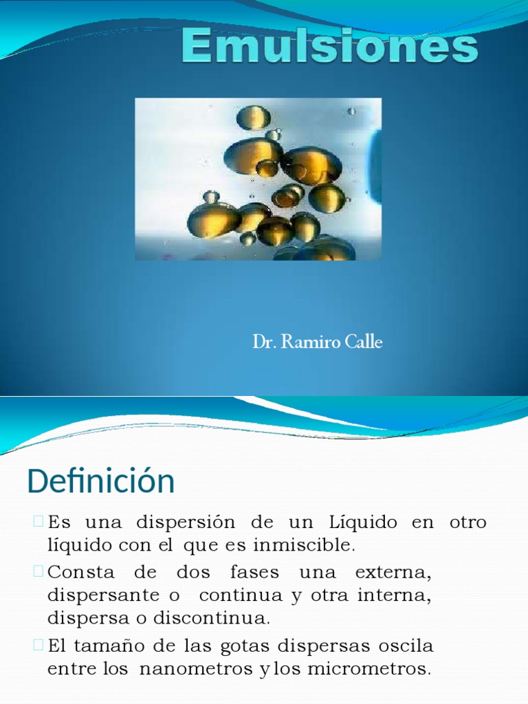 emulsiones (4) | PDF
