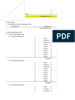 Program Budget Template