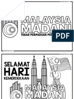 Hari Merdeka 2023 Colouring Sheets Malay N Eng Version