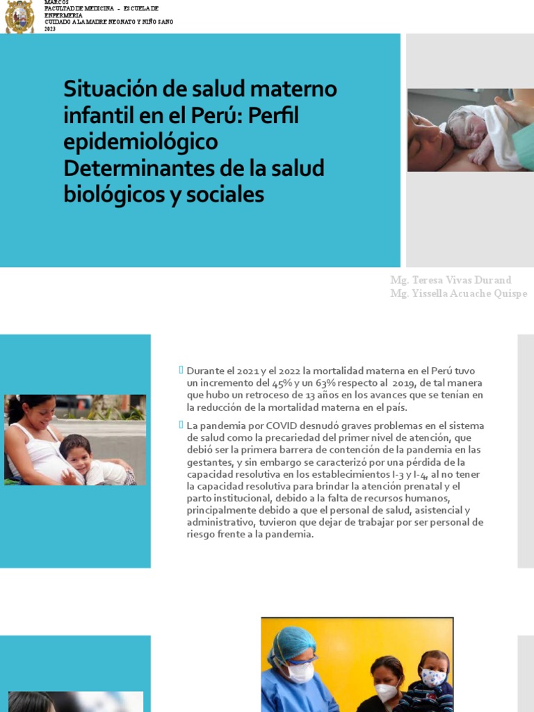 Situación de Salud Materno Infantil en El Perú | PDF | Parto prematuro ...