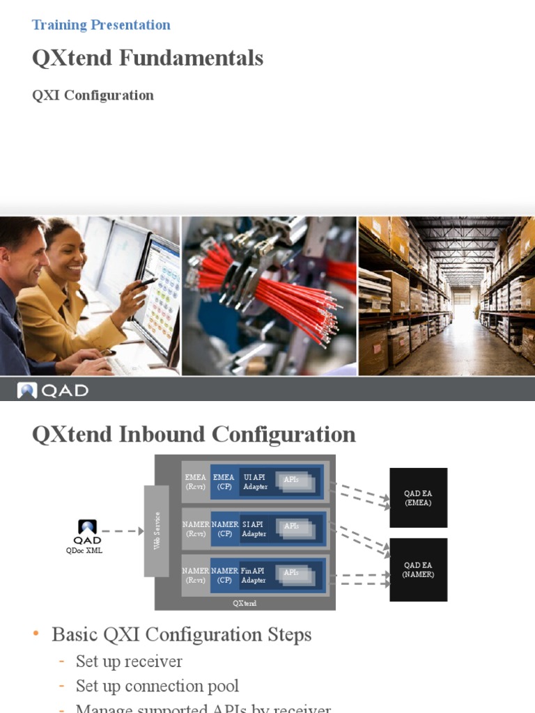 QAD 02_QXI Configuration | PDF | Xml Schema | Web Service