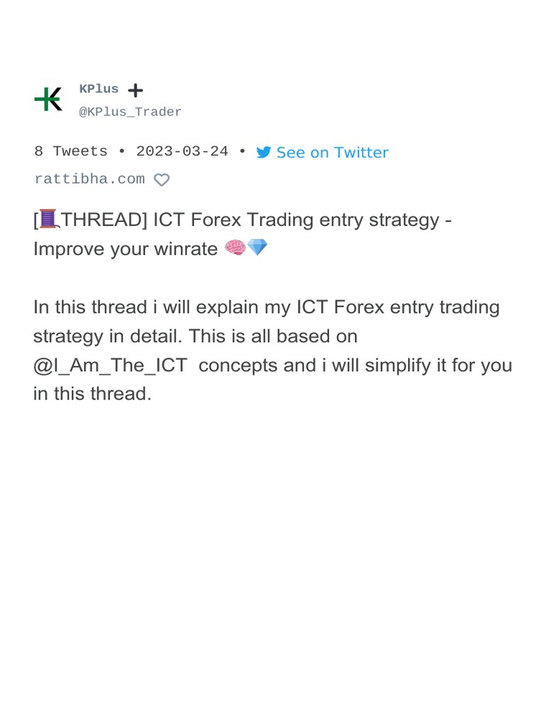 (?thread) - Ict - Forex - Trading - Thread - by - Kplus - Trader - Mar ...