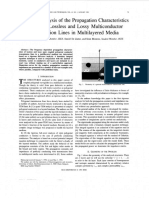 Rigorous Analysis of The Propagation Characteristics of General Lossless and Lossy Multiconductor Transmission Lines in Multilayered Media