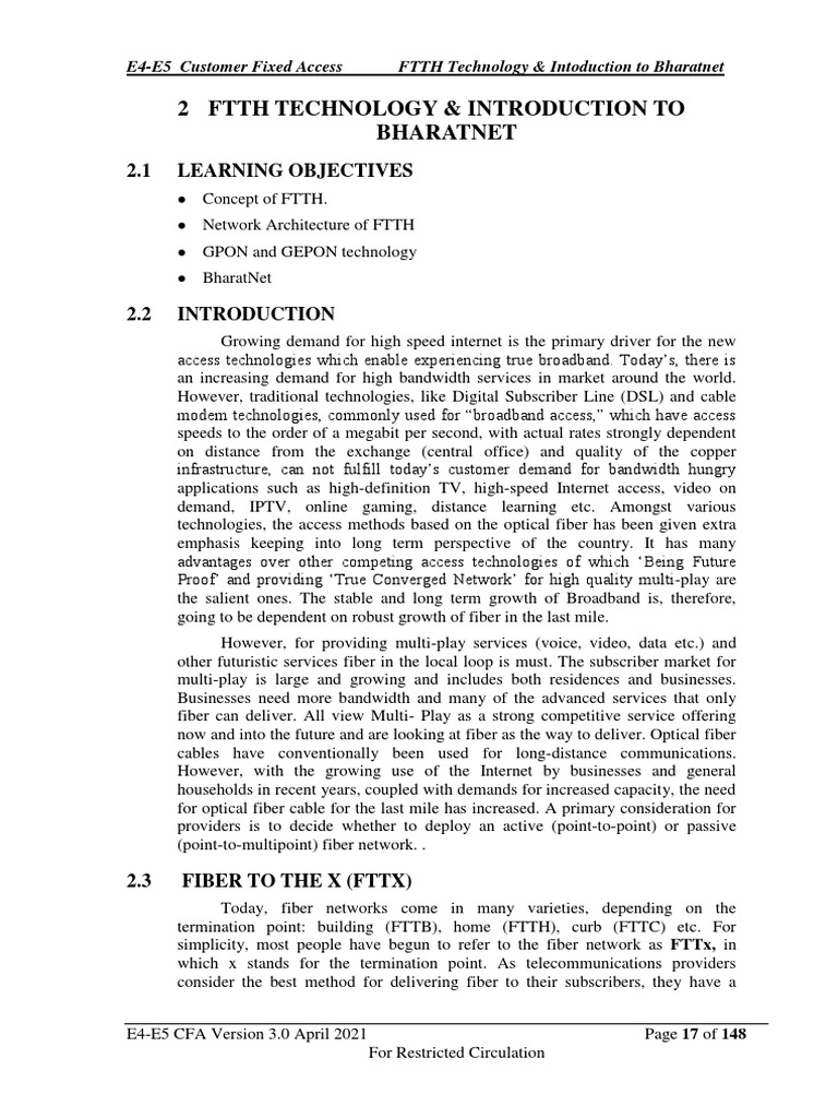 Understanding FTTH Technology | PDF