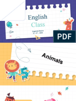 Clase Ingles Los Animales 21.07