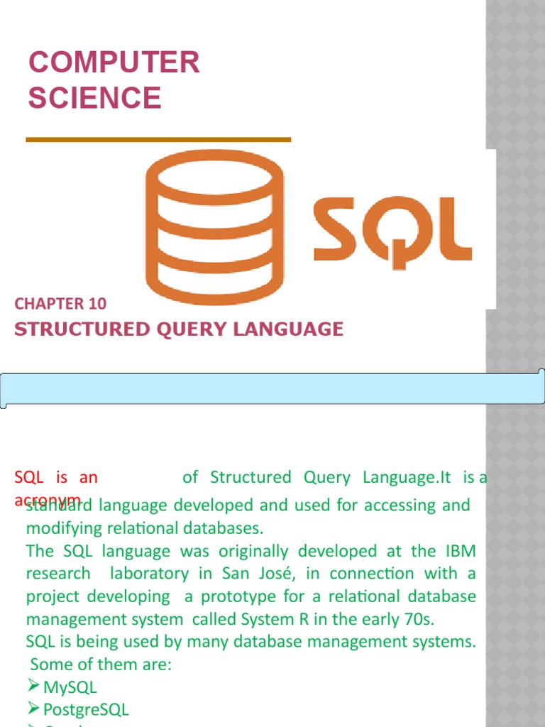SQL 10 | PDF | Sql | Computing