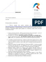 Precizari TVR Articol Plata Taxei TV Si Finantarea TVR - 115376