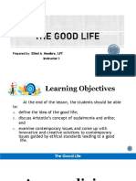 Lecture 1 - The Good Life