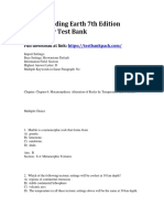 Understanding Earth 7th Edition Grotzinger Test Bank Download