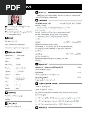 MODERN RESUME
