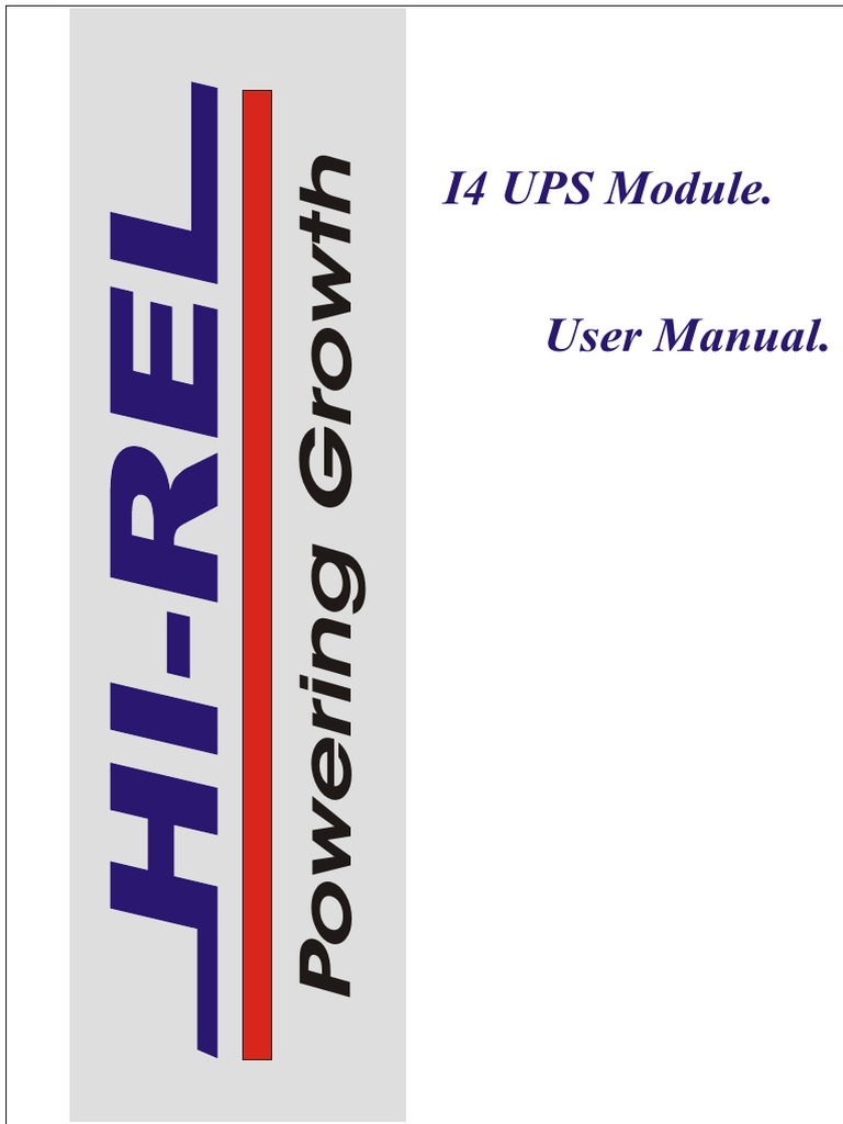 Hitachi UPS User Manual and Guide | PDF | Technology & Engineering