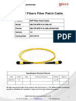 Os2 SM 12 Fiber MTP Female To MTP Female Type A 5m Fiber Optic Patch Cord Data Sheet 241005