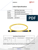 Os2 SM 12 Fiber MTP Female To MTP Female 2m Fiber Optic Patch Cable Data Sheet 241011