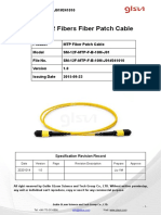 Os2 SM 12 Fiber MTP Female To MTP Female 10m Fiber Optic Patch Cable Data Sheet 241010
