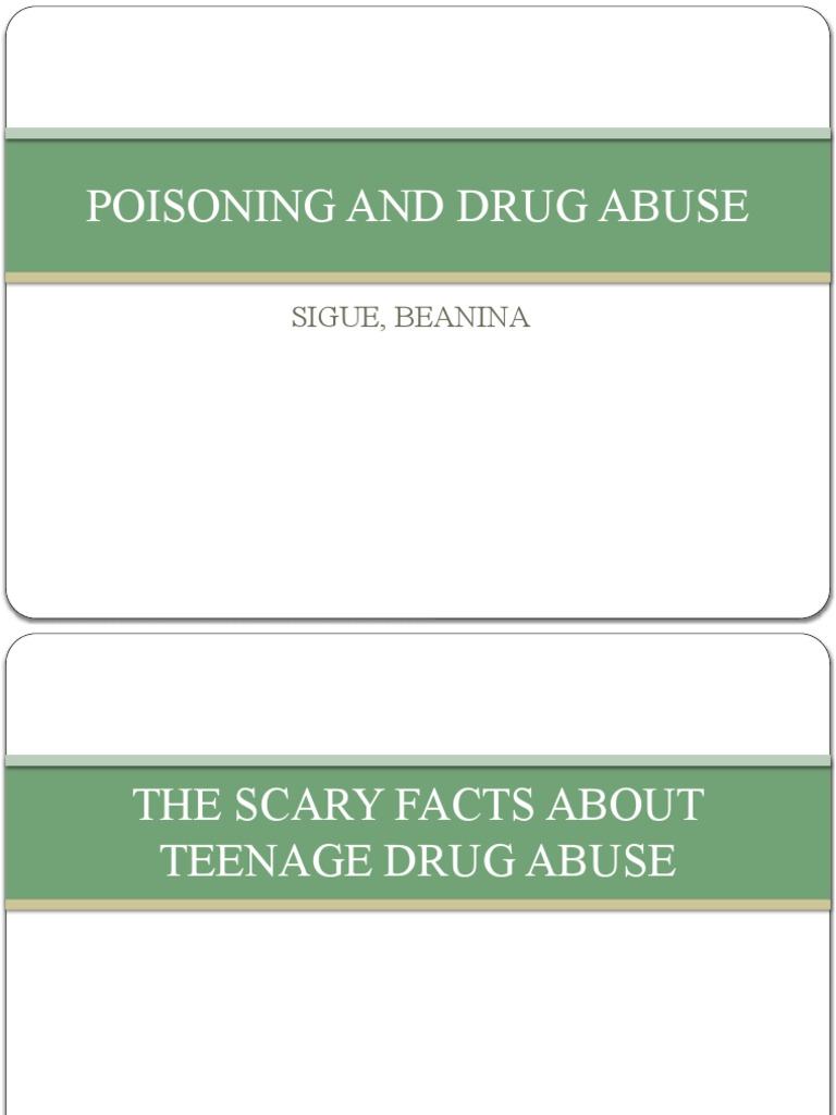 Teenage Drug Abuse: Signs and Solutions | PDF | Substance Abuse ...