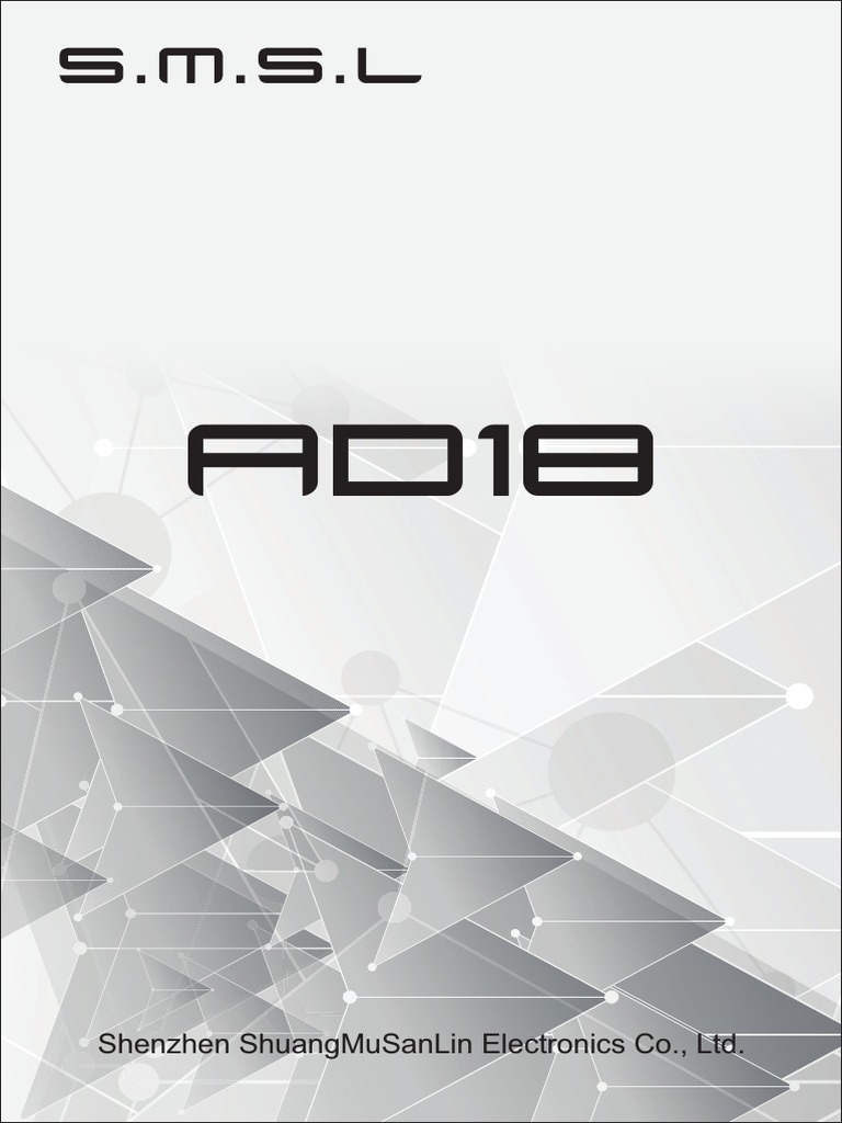 AD18 Amplifier User Manual | PDF