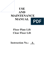 4t 2 Post LIft User Manual