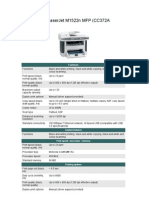 HP Laserjet m1522n MFP (Cc372a)