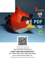 Instruction Angry Bird Red 3DFancy