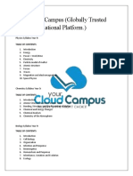 Your Cloud Campus (Year 9)