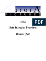 Safe Injections - MCQ
