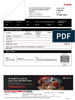 Airtel Bill - Mar